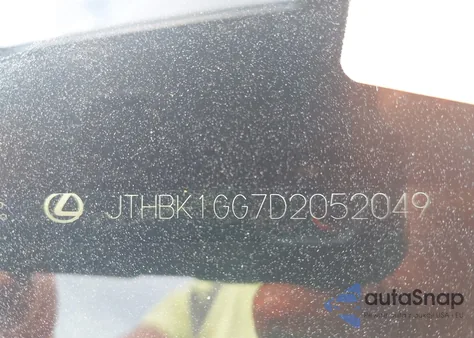 2013 Lexus Es 350 z USA, uszkodzony, nr VIN JTHBK1GG6D2070901